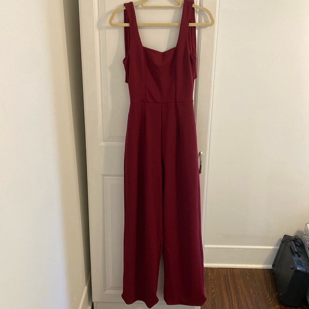 Maroon Jumpsuit